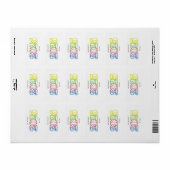 Die besten Momente des Jahres 2025 beginnen hier Adressaufkleber (Vorne)