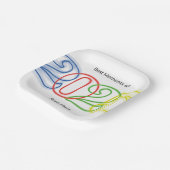 Die besten Momente des Jahres 2025 beginnen hier Pappteller (Gewinkelt)