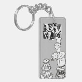 Die besten Mütter beim Kuchen finden Schlüsselanhänger (Vorderseite links)