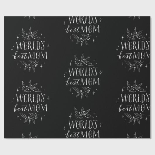 Die besten Mütter der weißen Welt Geschenkpapier (Flach)