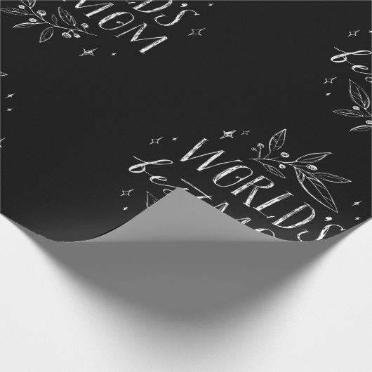 Die besten Mütter der weißen Welt Geschenkpapier (Ecke)