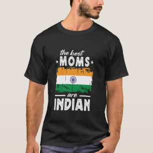 Die besten Mütter sind indisch Muttertag Indien-Fl T-Shirt