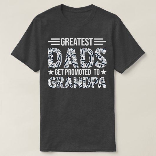 Die Besten Mütter werden zu Großvatern befördert T-Shirt (Design vorne)