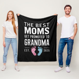 Die besten Mütter werden zur Oma befördert Est 202 Fleecedecke