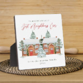 Die besten Nachbarn je Illustrierten Zuhause Weihn Fotoplatte