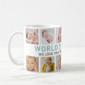 Die besten Nana Grandkids 12 FotoCollage Kaffeetasse (Links)