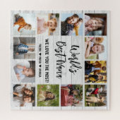 Die besten Nana Grandkids 12 FotoCollage Puzzle (Horizontal)