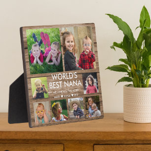 Die besten Nana-Grandkinder der Welt 8 FotoCollage Fotoplatte