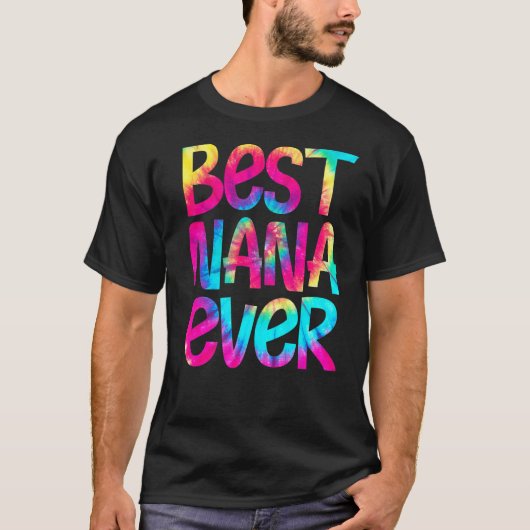 Die besten Nana-Mütter je Gefärbte Krawatte Mutter T-Shirt (Vorderseite)