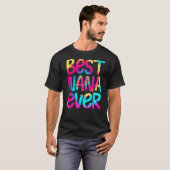 Die besten Nana-Mütter je Gefärbte Krawatte Mutter T-Shirt (Vorne ganz)