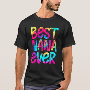 Die besten Nana-Mütter je Gefärbte Krawatte Mutter T-Shirt
