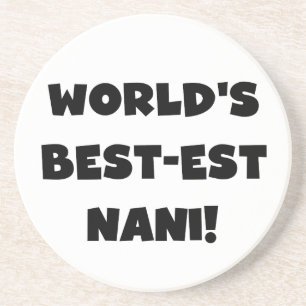 Die besten Nani-T - Shirt und Geschenke der Black Getränkeuntersetzer