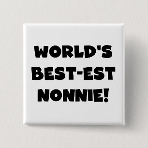 Die besten Nonnie-Geschenke der Black Text World Button