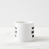Die besten Nonnie-Geschenke der Black Text World Espressotasse (Vorderseite)