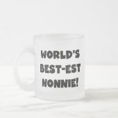 Die besten Nonnie-Geschenke der Black Text World Mattglastasse (Links)