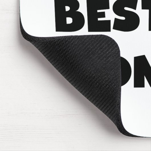 Die besten Nonnie-Geschenke der Black Text World Mousepad (Ecke)