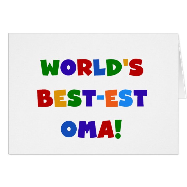 Die besten Oma-Farben der Welt - Geschenke (Vorderseite (Horizontal))