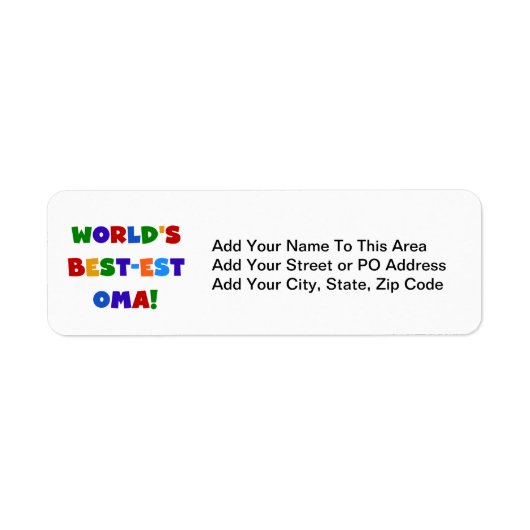 Die besten Oma-Farben der Welt - Geschenke (Vorne)