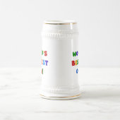 Die besten Oma-Farben der Welt - Geschenke Bierglas (Mittel)