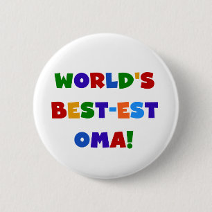 Die besten Oma-Farben der Welt - Geschenke Button