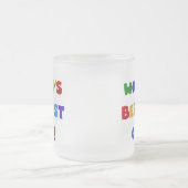 Die besten Oma-Farben der Welt - Geschenke Mattglastasse (Mittel)