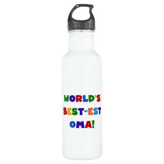 Die besten Oma-Farben der Welt Trinkflasche (Vorderseite)