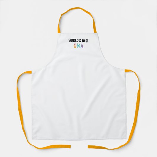 Die besten Oma-Whimsikbriefe der Welt Schürze (Vorderseite)