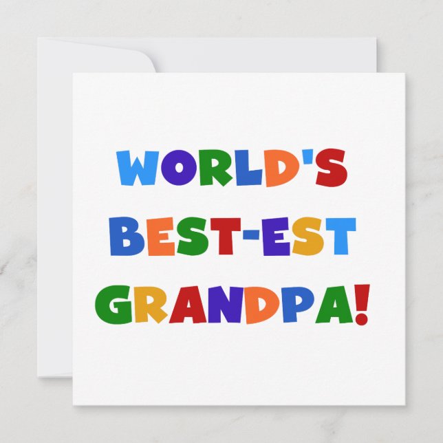Die besten Opa-Bright-Geschenke der Welt (Vorderseite)