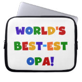 Die besten opa-farbenen Geschenke der Welt Laptopschutzhülle (Vorderseite)