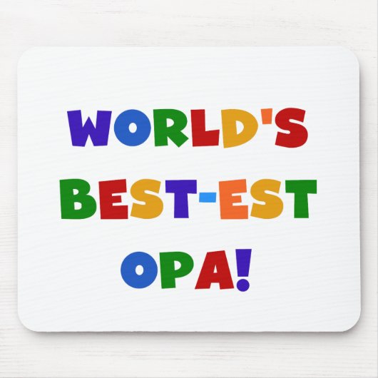Die besten opa-farbenen Geschenke der Welt Mousepad (Vorne)
