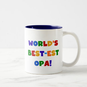 Die besten opa-farbenen Geschenke der Welt Zweifarbige Tasse