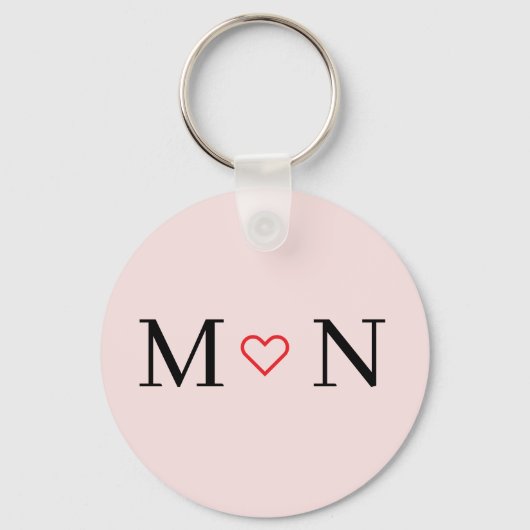Die besten Paare in Rosa und Schwarz Schlüsselanhänger (Vorderseite)
