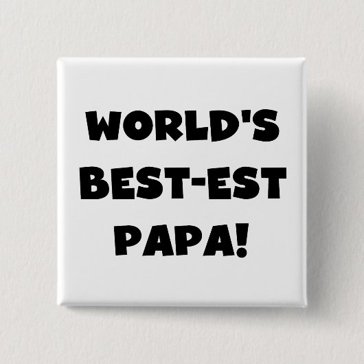 Die besten Papa-Tshirts und Geschenke der Black Te Button (Vorderseite)