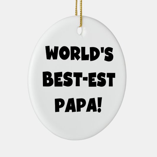 Die besten Papa-Tshirts und Geschenke der Black Te Keramikornament (Rechts)
