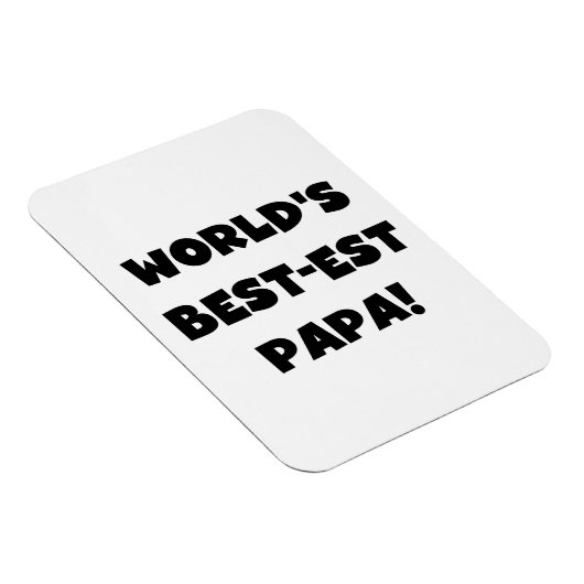 Die besten Papa-Tshirts und Geschenke der Black Te Magnet (Rechte Seite)