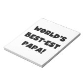 Die besten Papa-Tshirts und Geschenke der Black Te Notizblock (Rotiert)