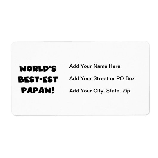 Die besten Papageschenke der Black Text World (Vorne)