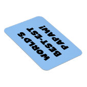 Die besten Papageschenke der Black Text World Magnet (Rechte Seite)