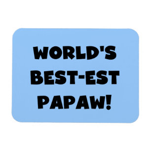 Die besten Papageschenke der Black Text World Magnet