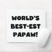 Die besten Papageschenke der Black Text World Mousepad (Mit Mouse)