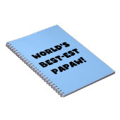 Die besten Papageschenke der Black Text World Notizblock (Rechte Seite)