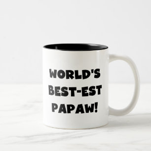 Die besten Papageschenke der Black Text World Zweifarbige Tasse