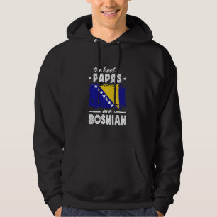Die besten Papas sind der bosnische Vatertag Bosni Hoodie