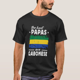 Die besten Papas sind gabunesisch Vatertag Gabun F T-Shirt
