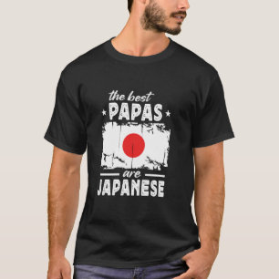 Die besten Papas sind japanisch Vater-Tag Japan Fl T-Shirt