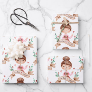 Die besten Papierblätter für Lehrer Geschenkpapier Set