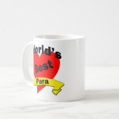 Die besten Para der Welt Kaffeetasse (Vorderseite Links)