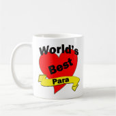 Die besten Para der Welt Kaffeetasse (Links)