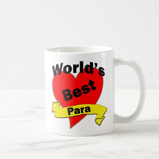 Die besten Para der Welt Kaffeetasse (Rechts)