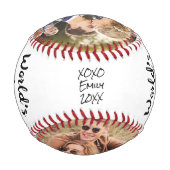 Die besten Personalisierten Fotos der Welt Baseball (Rückseite)